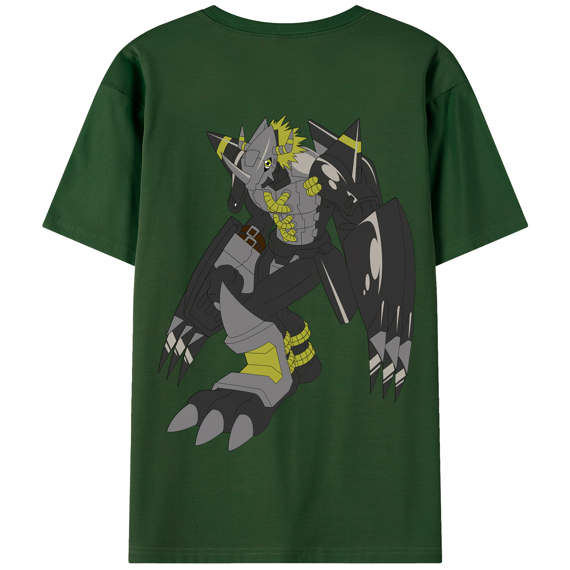 （画像用） Digimon デジタルモンスター/デジモン 綿100％半袖Tシャツ（背面プリント）